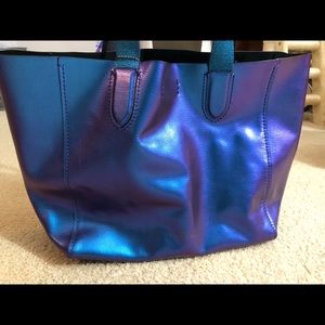 Coach blue purple LIMITED EDITION tote